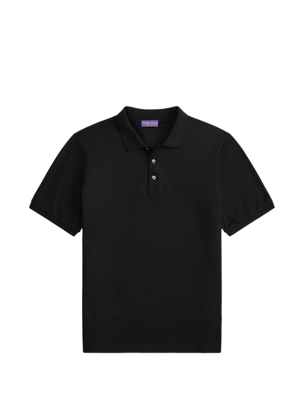 Ralph Lauren Purple Label cotton polo shirt - Schwarz