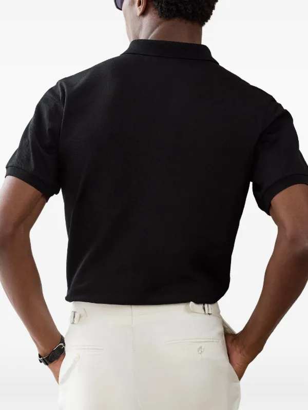 Ralph Lauren Purple Label short-sleeve Polo Shirt | Black | FARFETCH