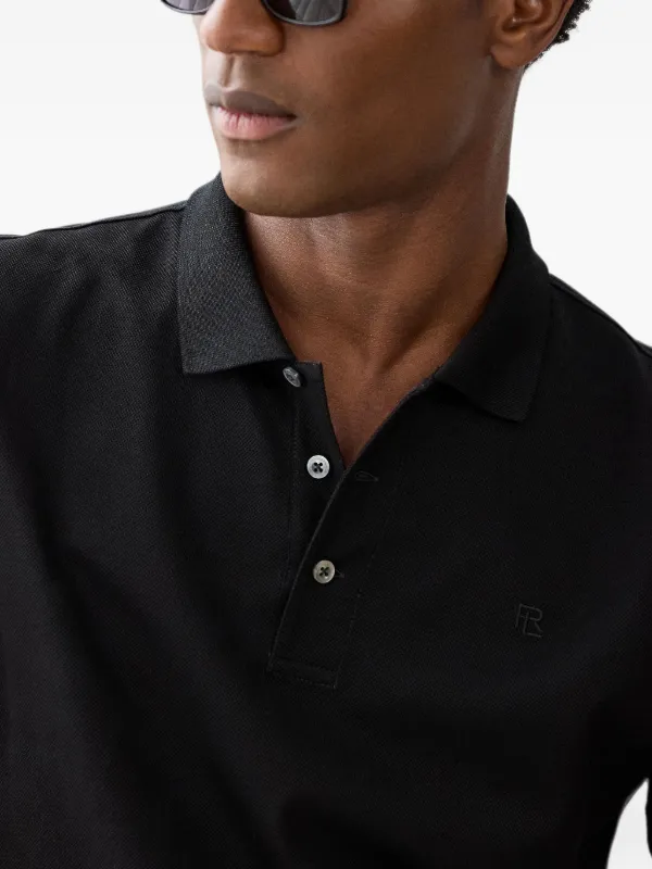 Ralph Lauren Purple Label short-sleeve Polo Shirt | Black | FARFETCH