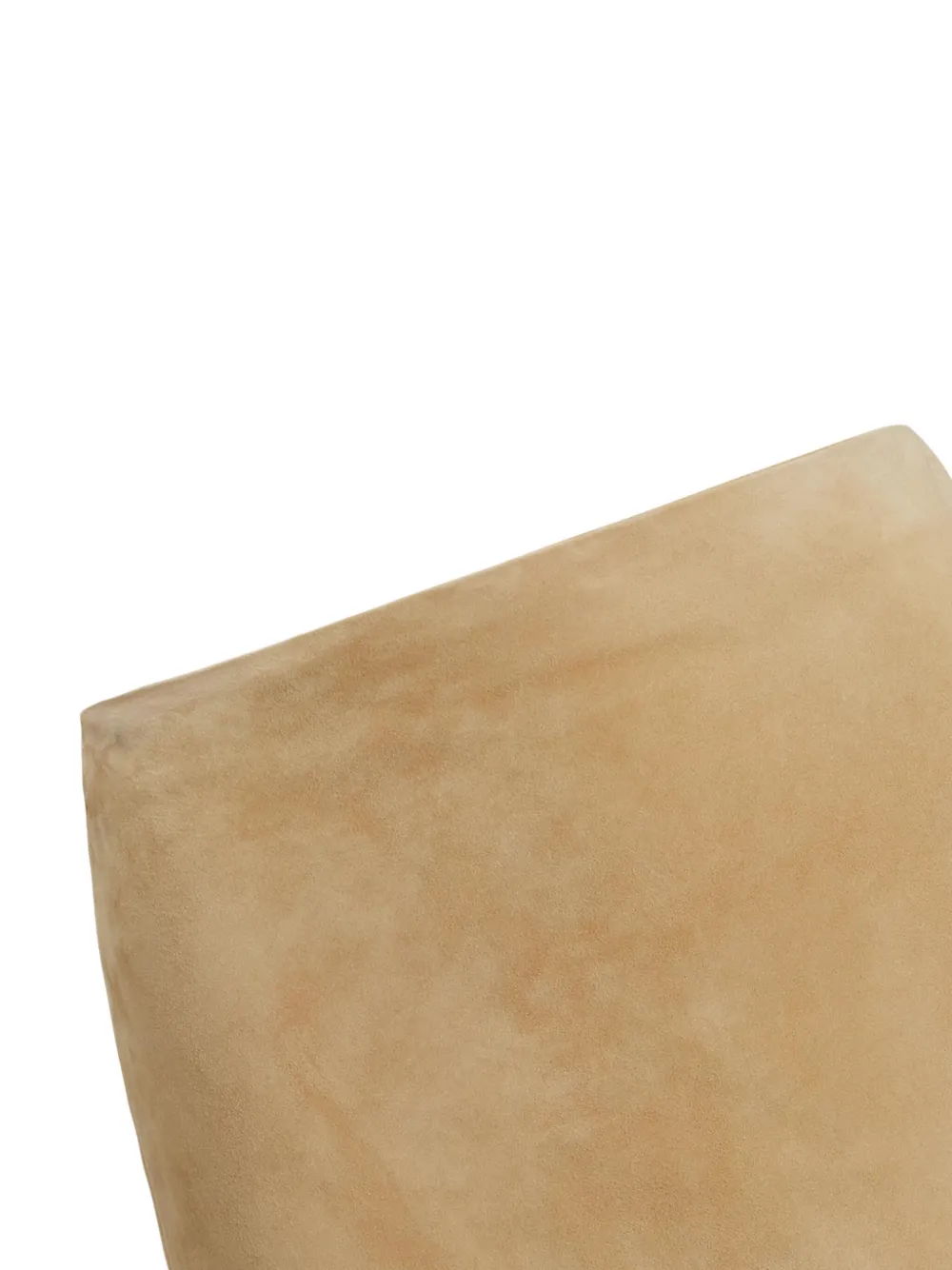 ralphlaurencollection Ralph Lauren Collection Carreen suède mini-rok - Beige