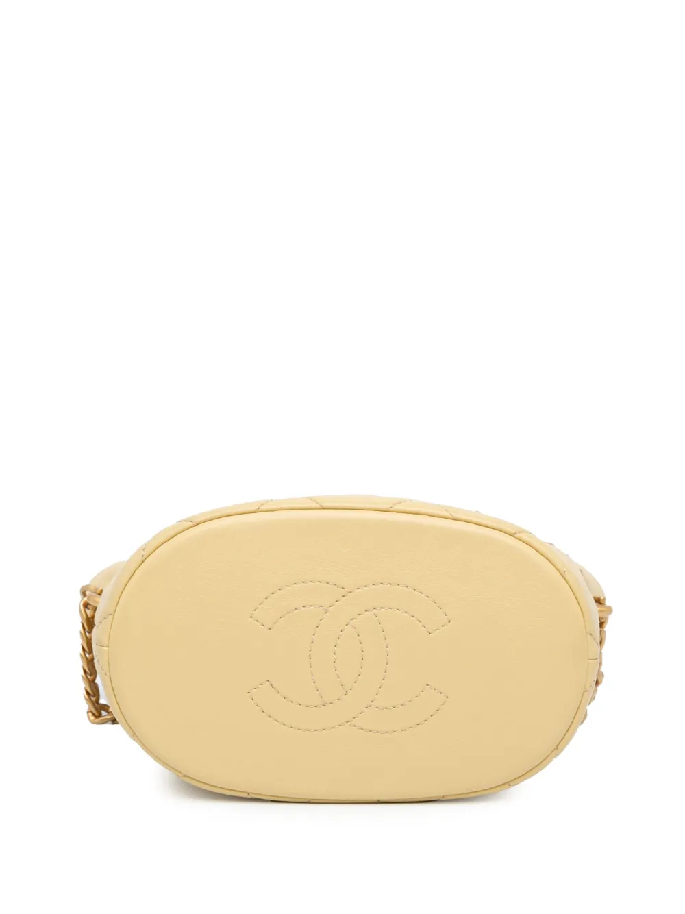 Affordable CHANEL 2021-2024 Mini Lambskin Pending CC bucket bag Women