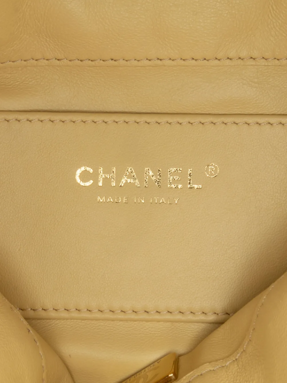 Affordable CHANEL 2021-2024 Mini Lambskin Pending CC bucket bag Women