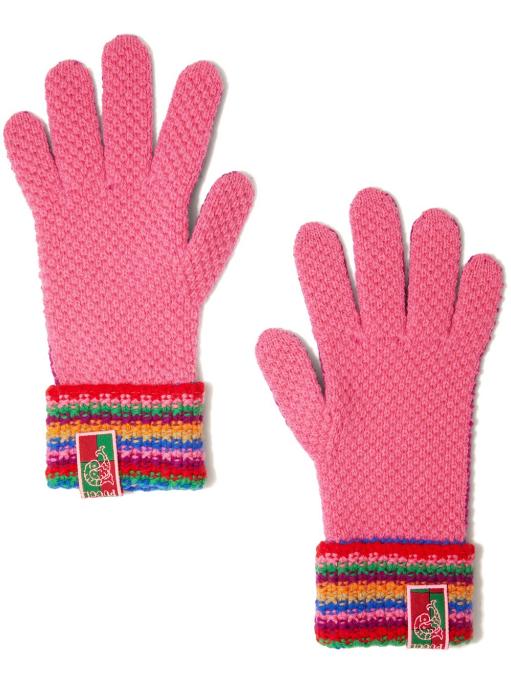 knitted gloves