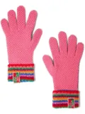 PUCCI knitted gloves - Pink