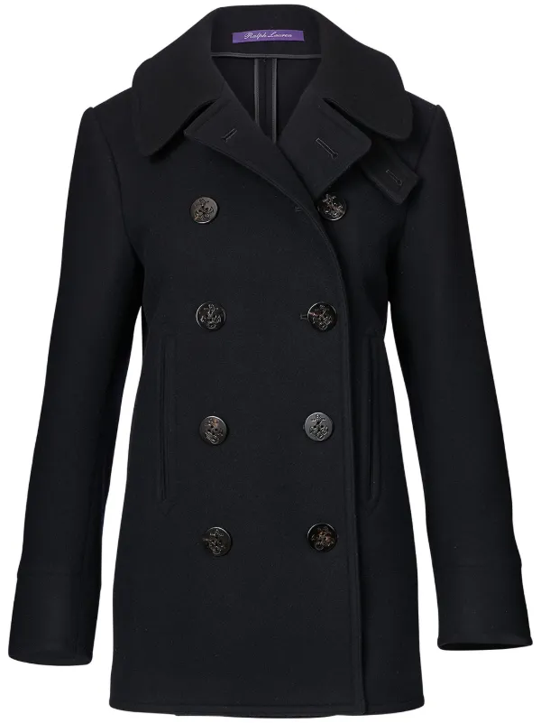 LAUREN RALPH LAUREN コート　黒 Ralph Lauren Collection Logan コート | ブルー | FARFETCH JP