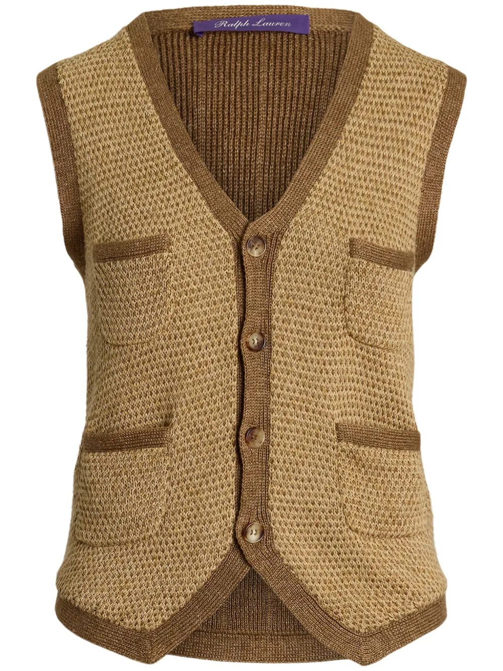 Ralph Lauren Collection tweed vest