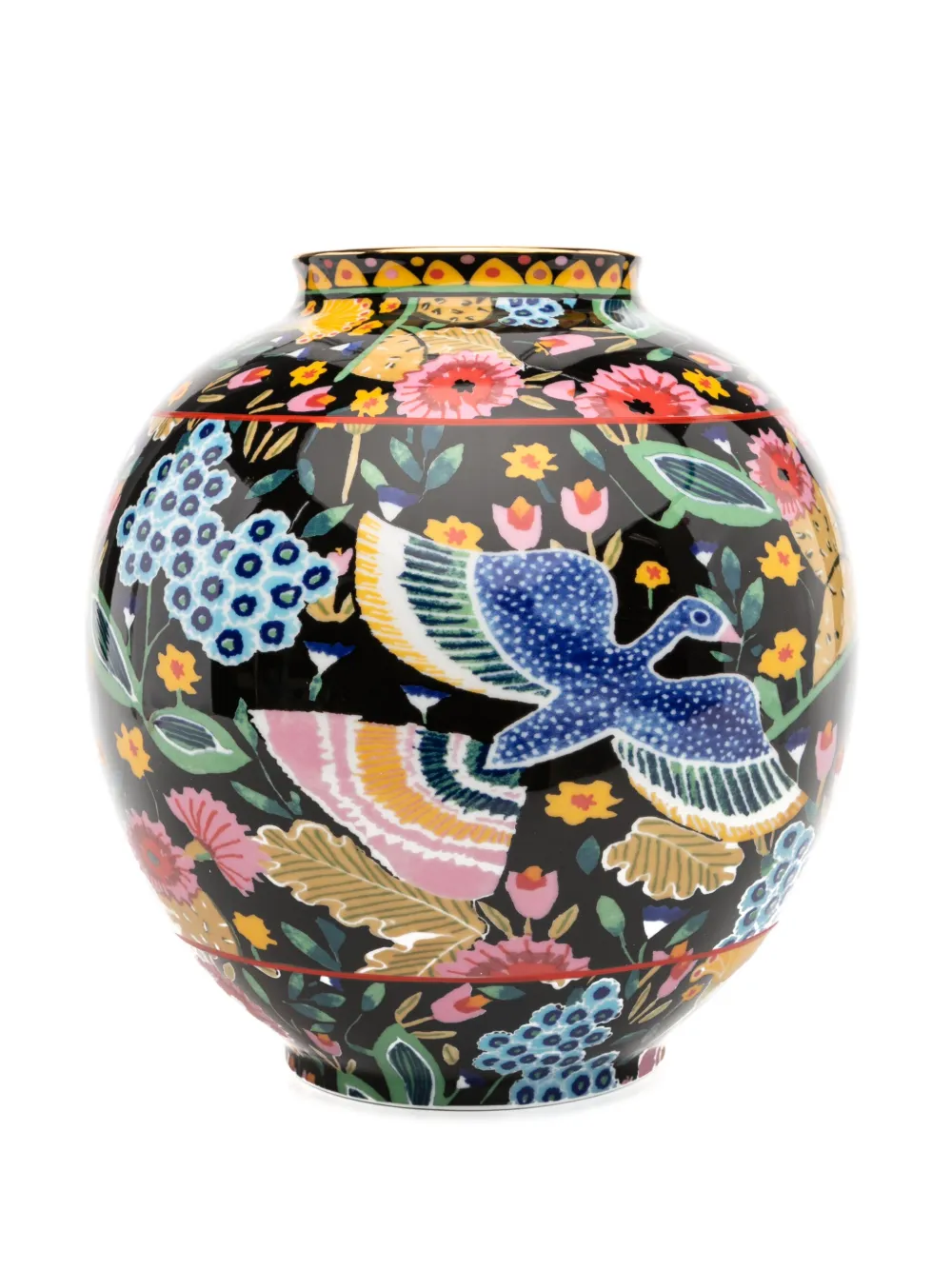 La Doublej Bubble Vase In Schwarz