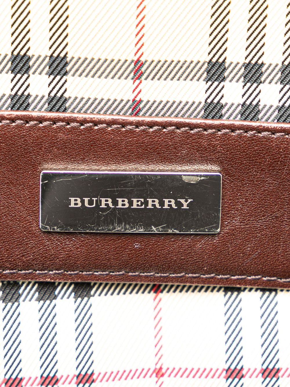 Affordable Burberry 2015 House Check Canvas crossbody bag Women