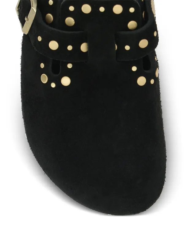 Birkenstock Boston Rivet Border ミュール | ブラック