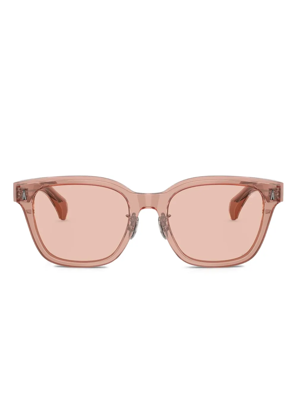 Moncler Eyewear Zonnebril met vierkant montuur Roze
