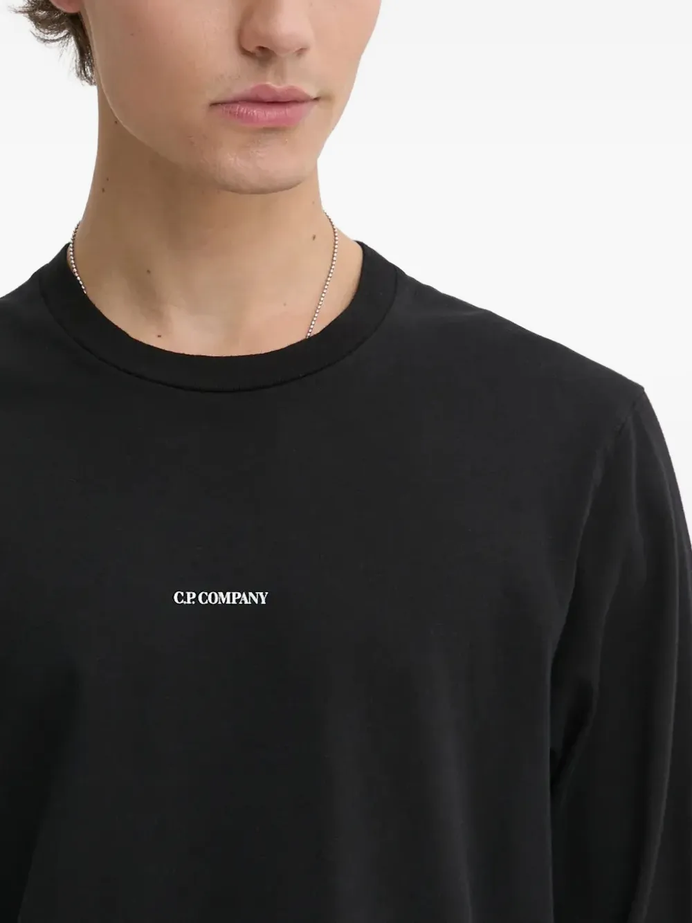 C.P. Company T-shirt met logoprint Zwart