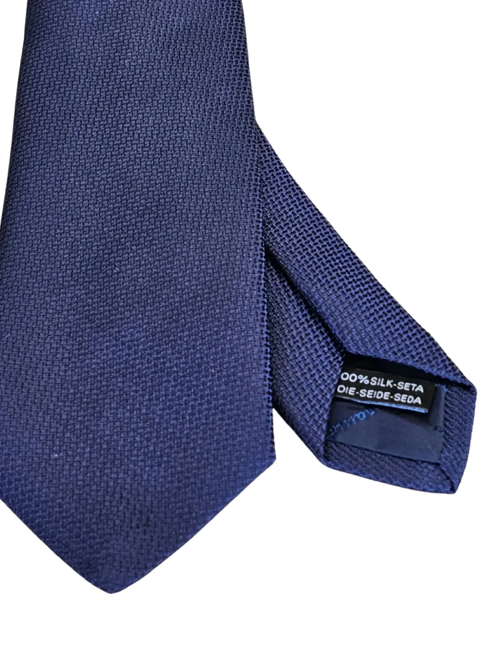 Ferragamo 3-Zero stropdas Blauw