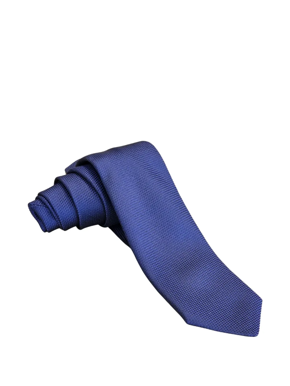 Ferragamo 3-Zero stropdas Blauw