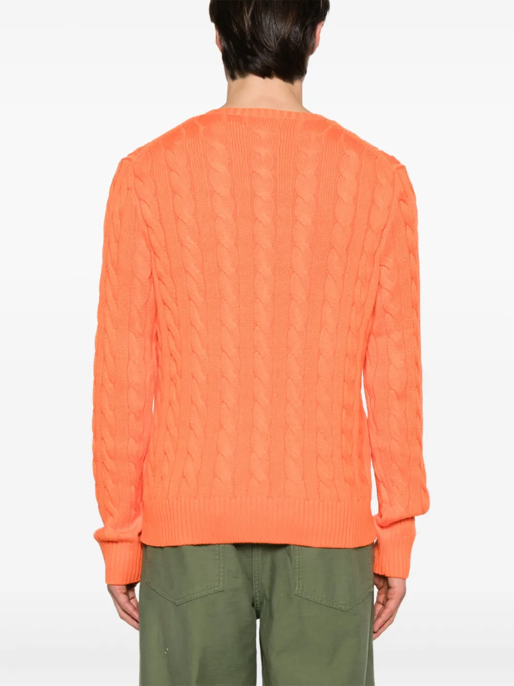 Polo Ralph Lauren Trui met geborduurd Polo Pony-logo Oranje