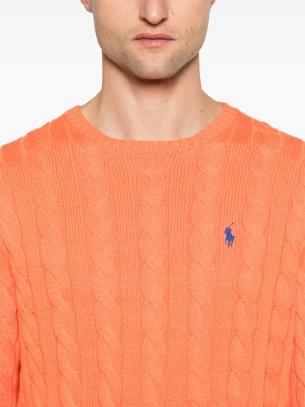 Polo Ralph Lauren Trui met geborduurd Polo Pony-logo Oranje