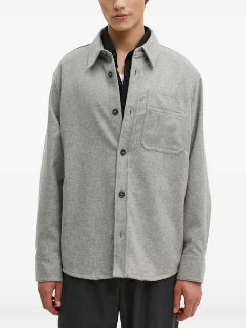A.P.C. button-down patch-pocket shirt