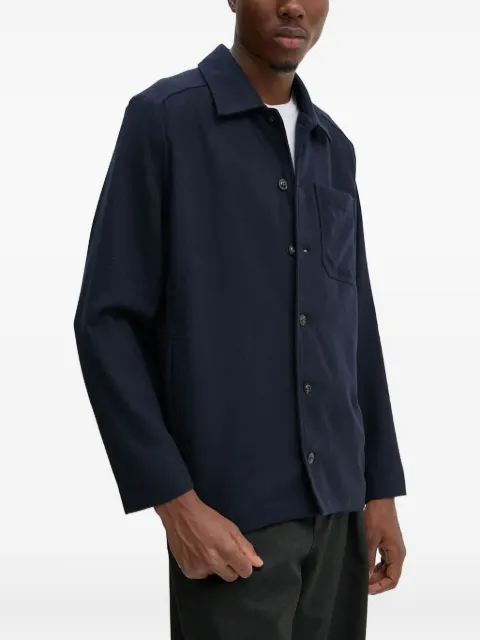 A.P.C. button-fastening patch-pocket jacket