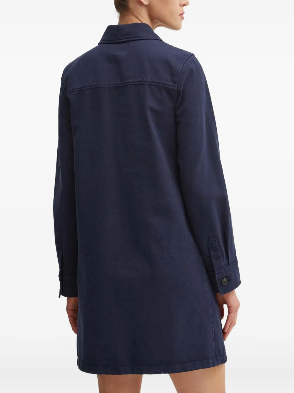 A.P.C. Blousejurk met klepzak Blauw