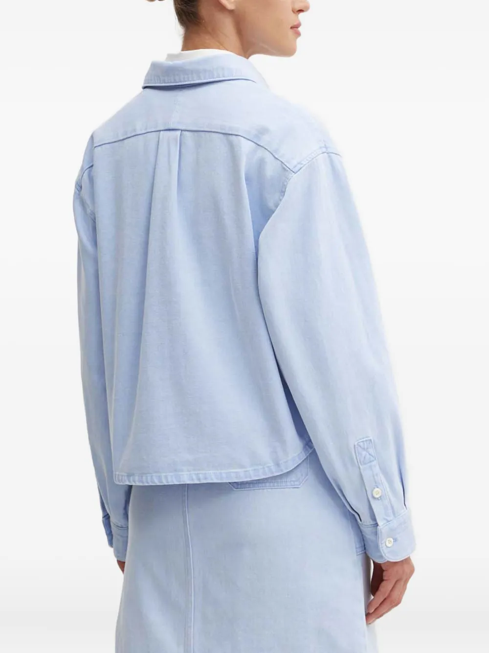 A.P.C. Blouse met zak Blauw