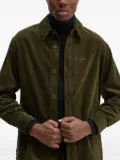 A.P.C. corduroy embroidered shirt - Green