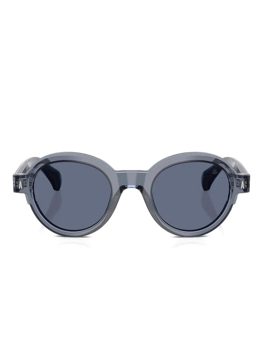 Moncler Eyewear Rondosa zonnebril met rond montuur Blauw
