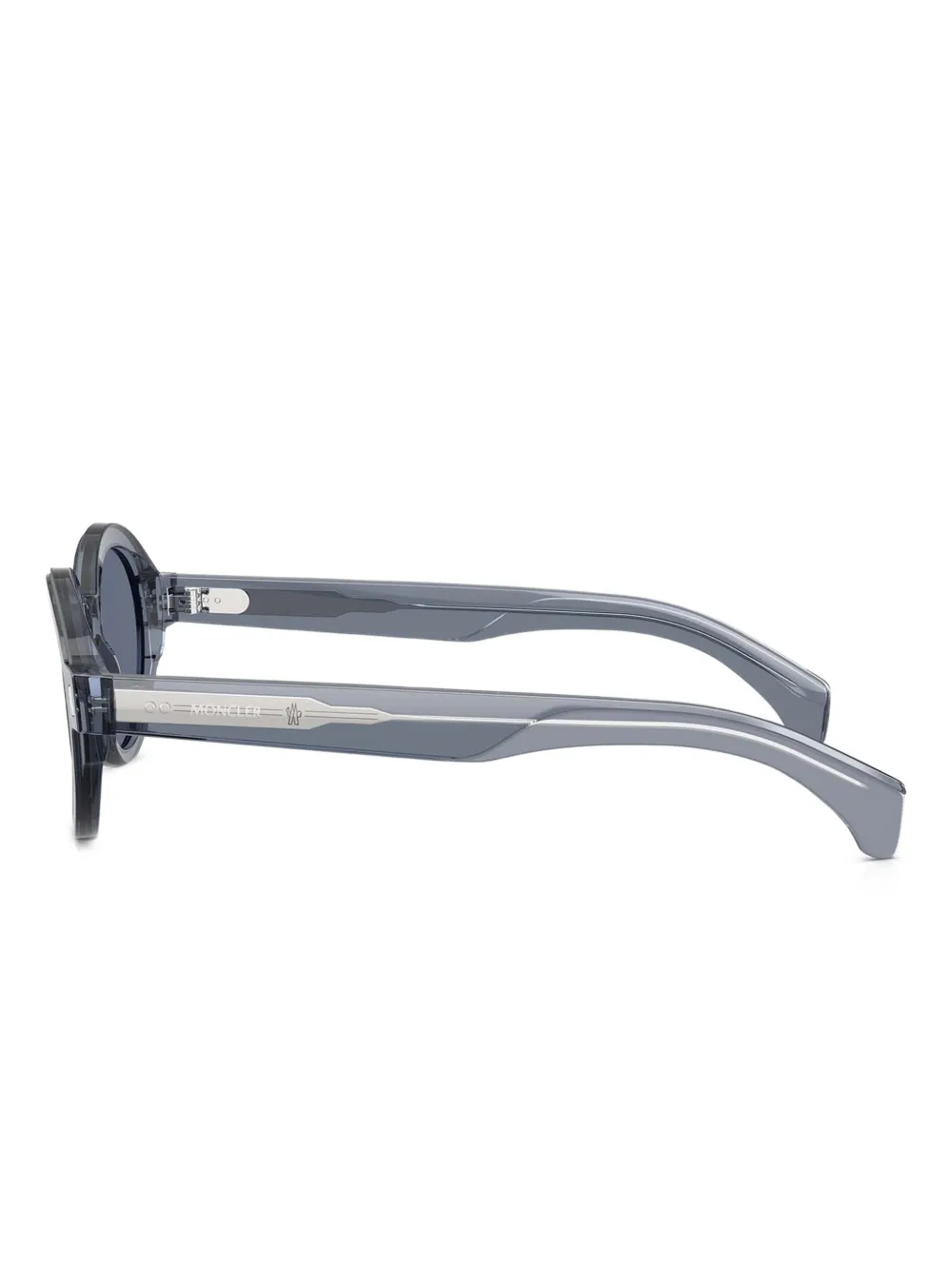 Moncler Eyewear Rondosa zonnebril met rond montuur Blauw