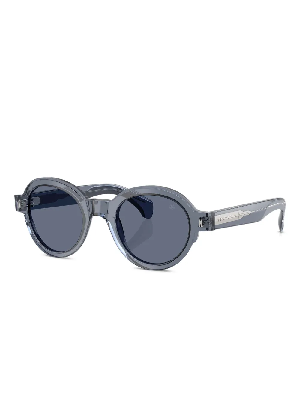 Moncler Eyewear Rondosa zonnebril met rond montuur Blauw