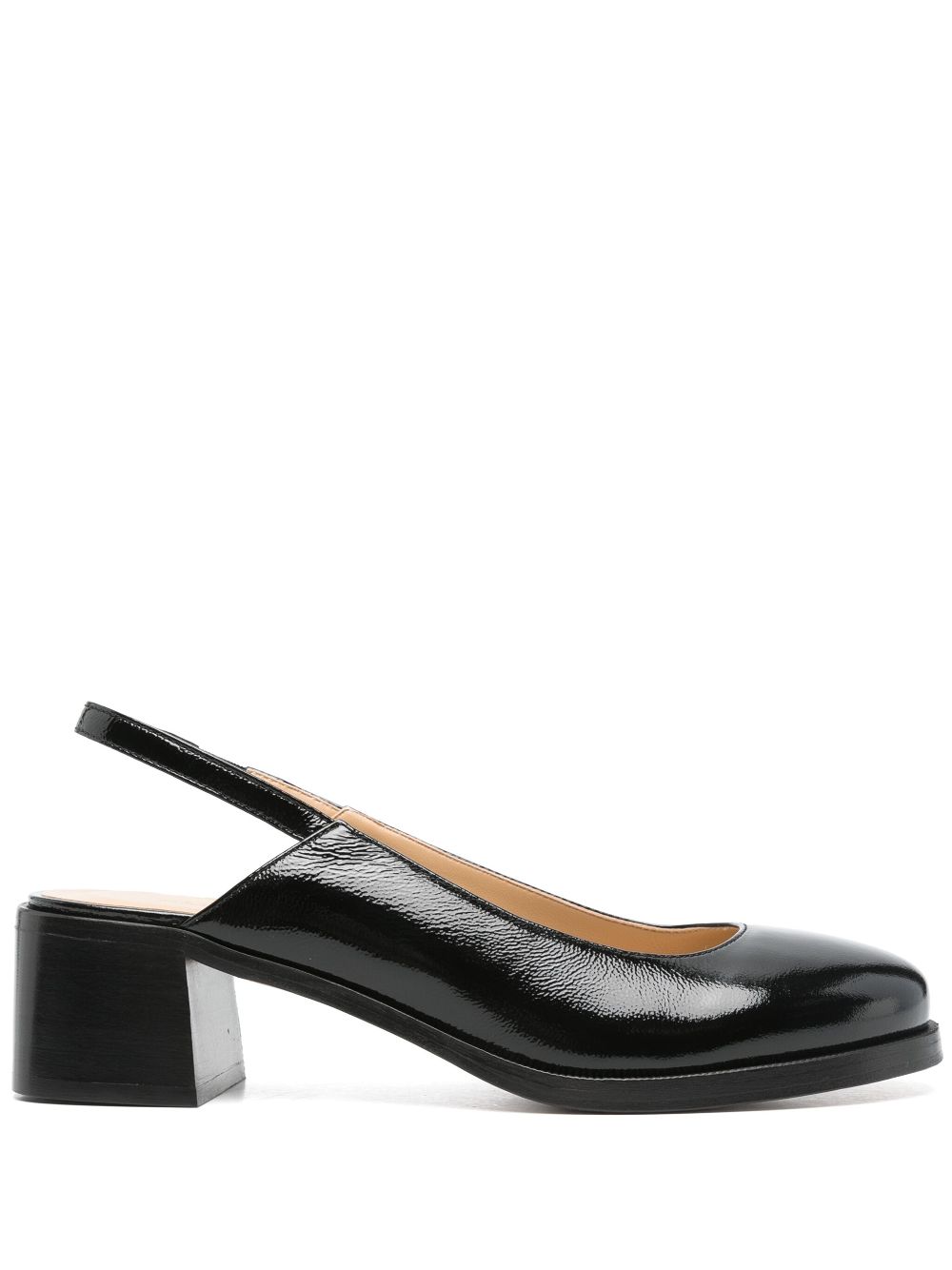 A.P.C. Jade slingback pumps LZZ NOIR