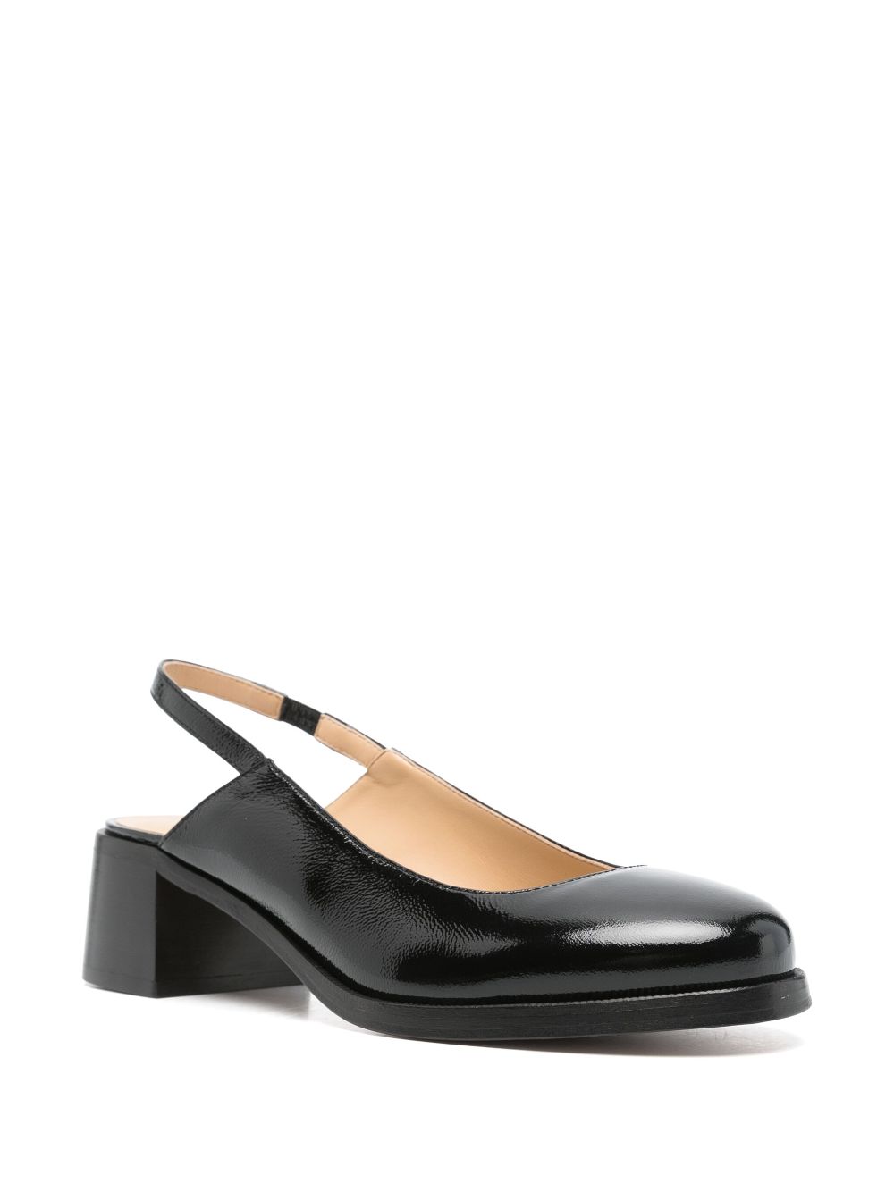 A.P.C. Jade slingback pumps LZZ NOIR