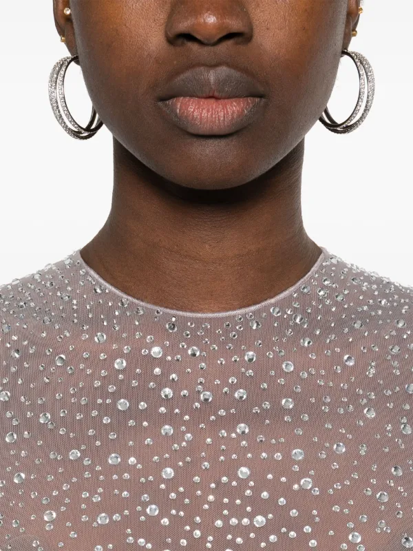 Alex Perry crystal-embellished Maxi Dress | Purple | FARFETCH