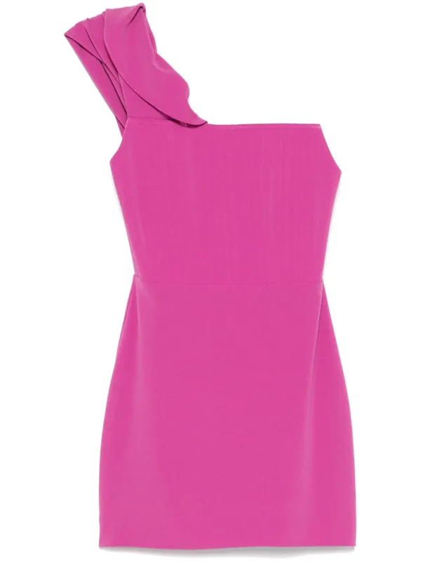 alex perry pink mini dress Off Shoulder Draped Mini Dress in Ice Pink Duchess Satin Explore the Spring Summer 2025 collection, at alexperry.com.au #AlexPerryOfficial