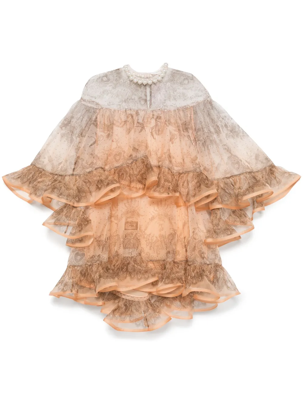 ZIMMERMANN デコラティブ ミニドレス - オレンジ ZIMMERMANN デコラティブ ミニドレス - オレンジ