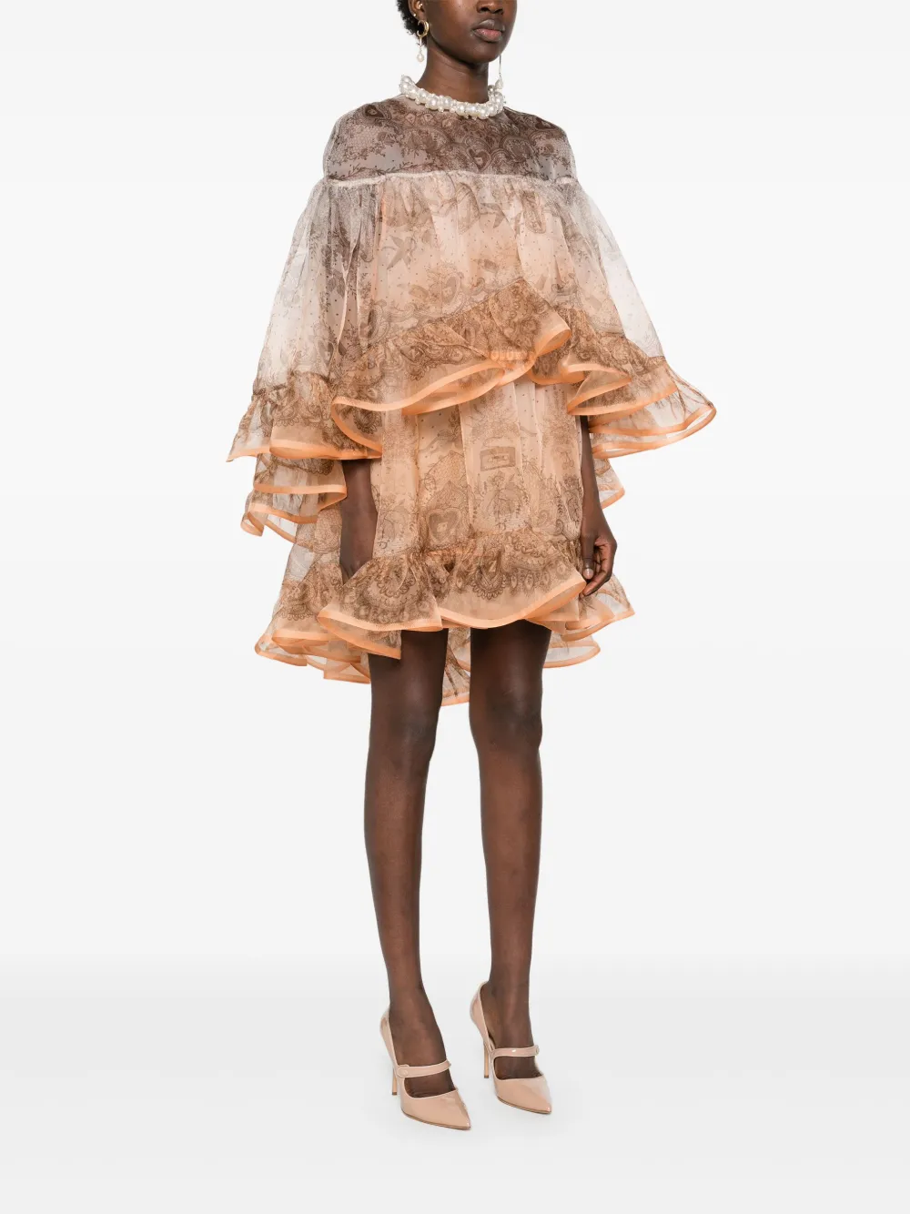 ZIMMERMANN EMBELLISHED MINI DRESS