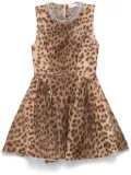 ZIMMERMANN panelled mini dress - Brown