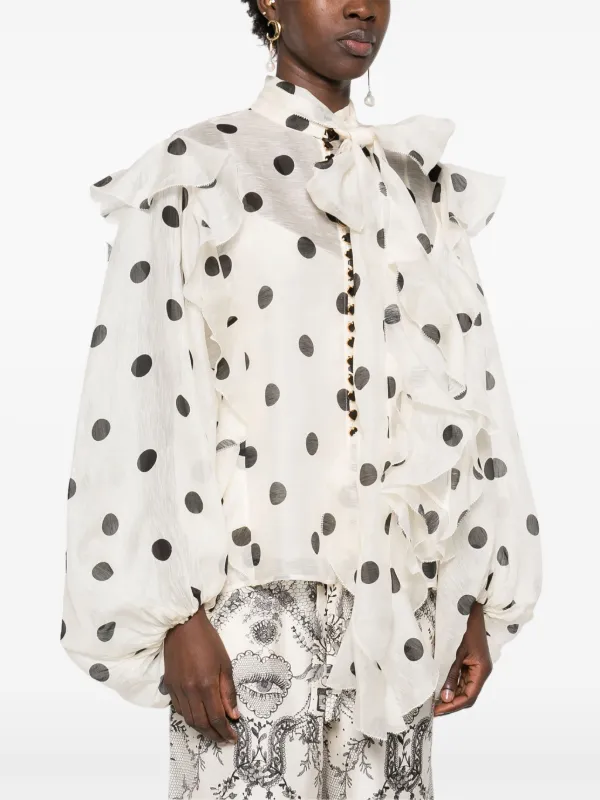 ZIMMERMANN ジマーマン ワンピース Belted ruffled shirt 974477 Zimmermann Belted ruffled shirt dress Zimmermann
