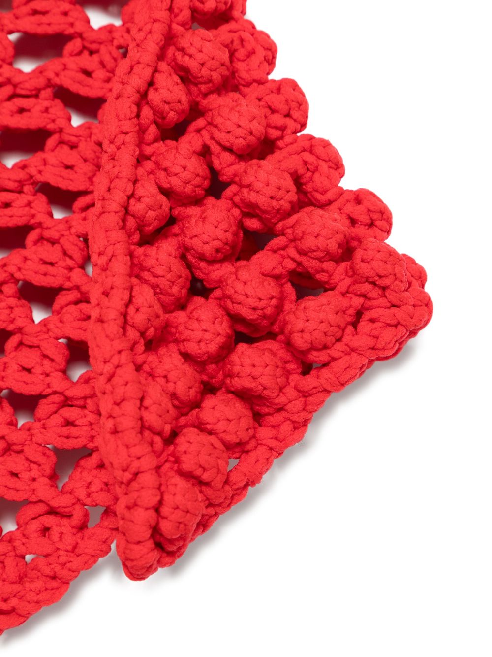 Jil Sander chunky-knit foulard - Red