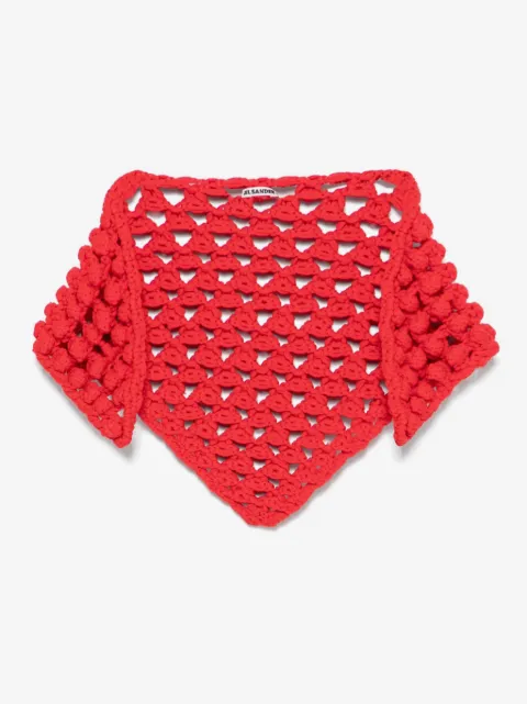 Jil Sander chunky-knit foulard