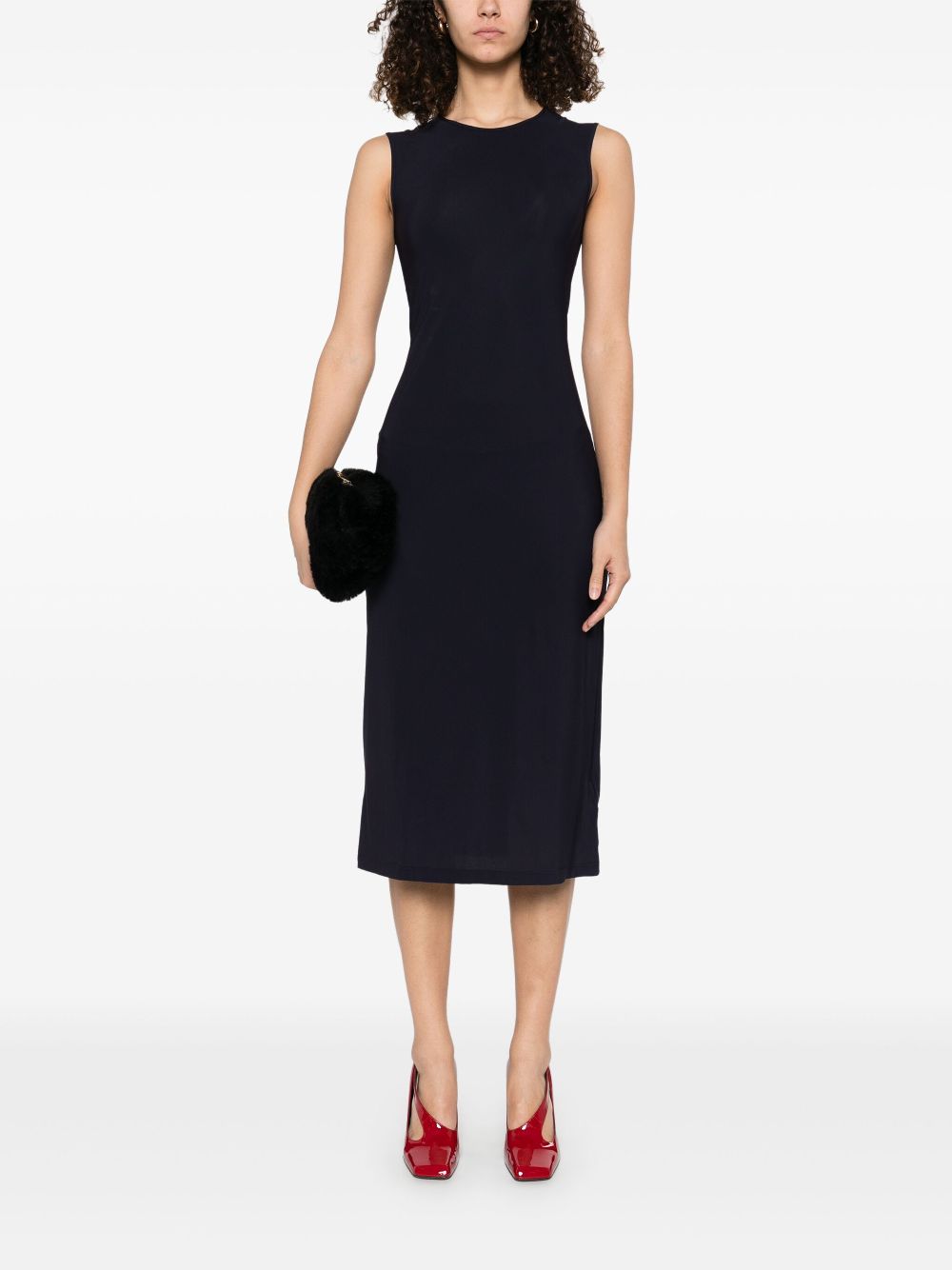 Jil Sander Under midi-jurk - Blauw