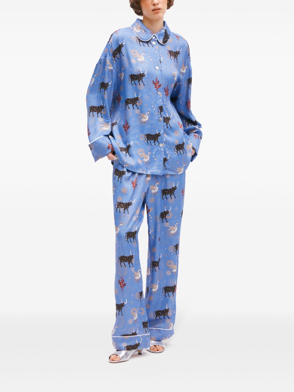 Sleeper Pastelle broek - Blauw