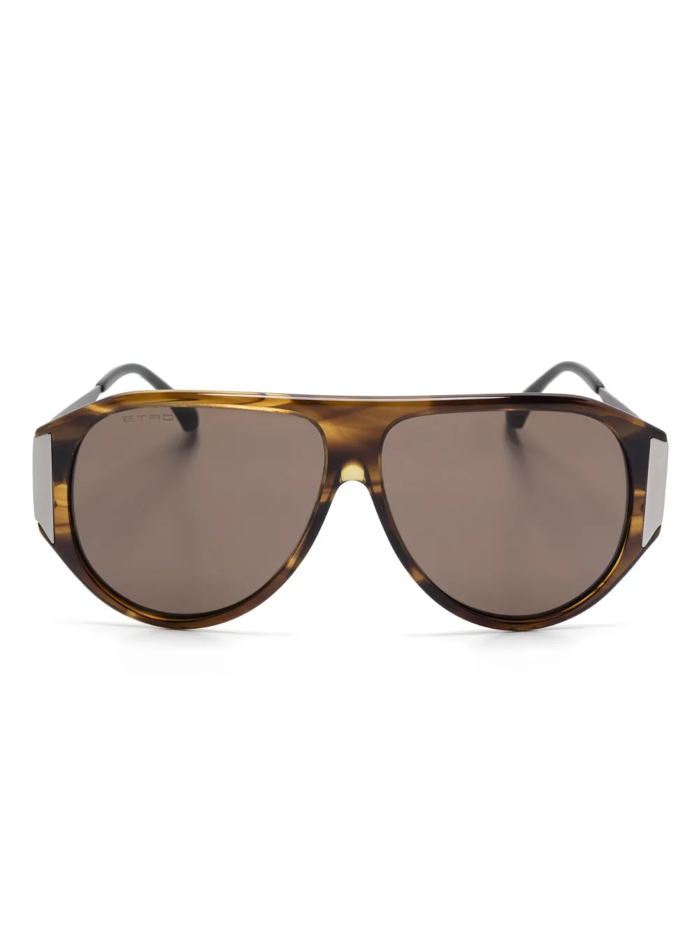 ETRO logo-embossed sunglasses Zilver