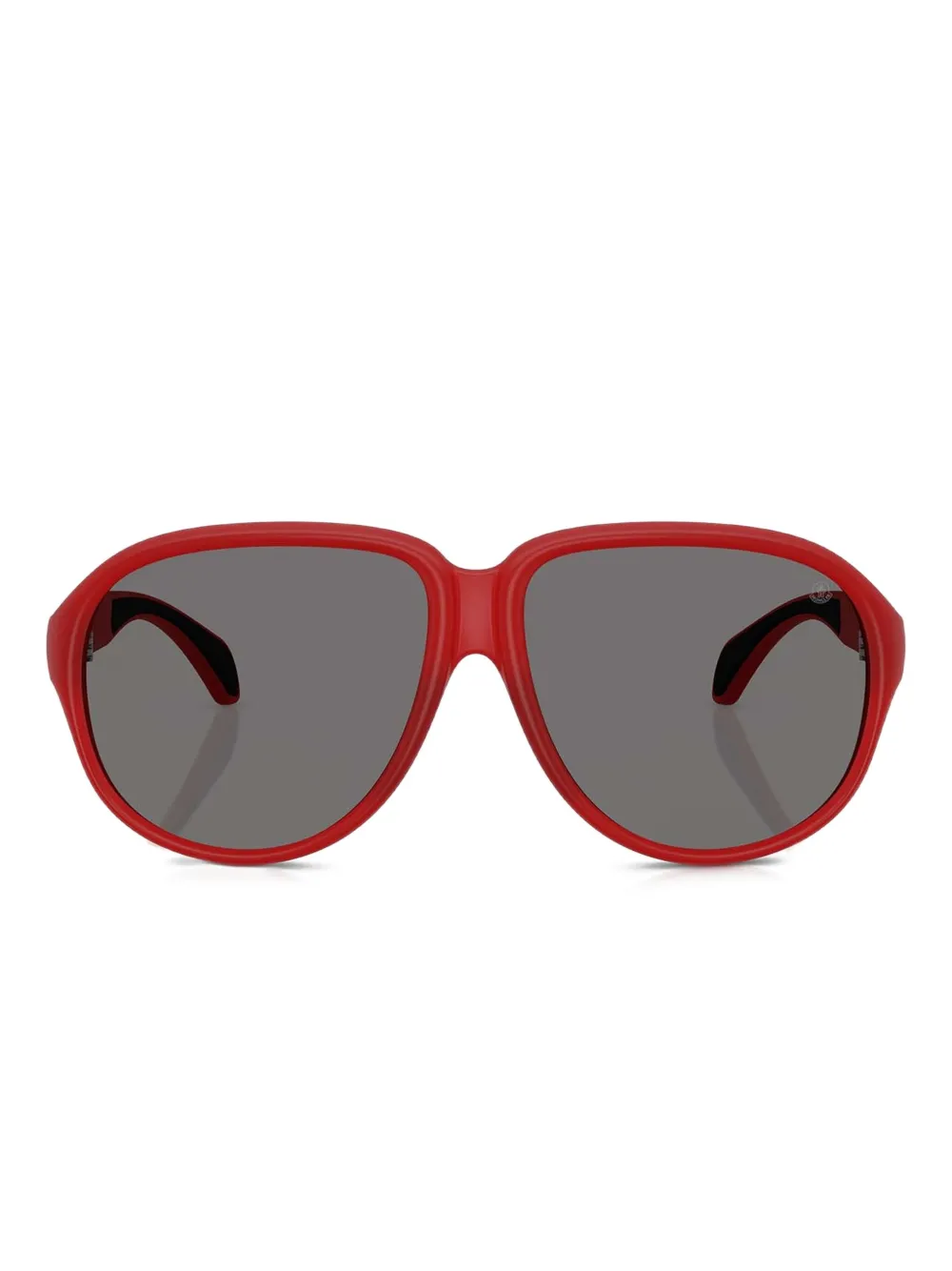 MONCLER Eyewear Halcyonne Sonnenbrille mit rundem Gestell - Rot