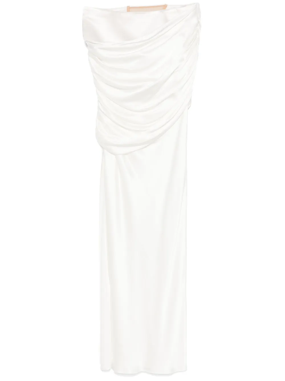 Giuseppe Di Morabito Gedrapeerde maxi-rok Wit