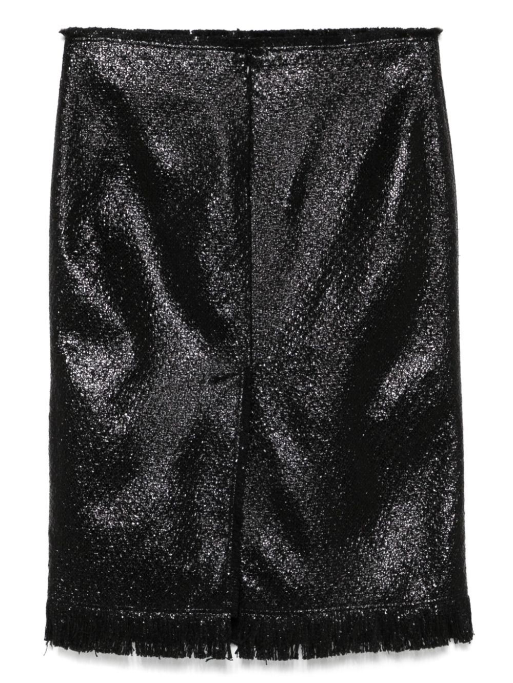 Giuseppe Di Morabito button-flower detailed mini skirt - Zwart