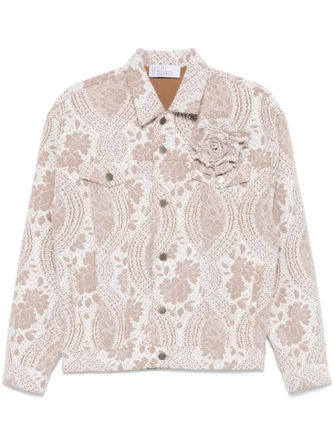 Giuseppe Di Morabito lace-effect denim jacket