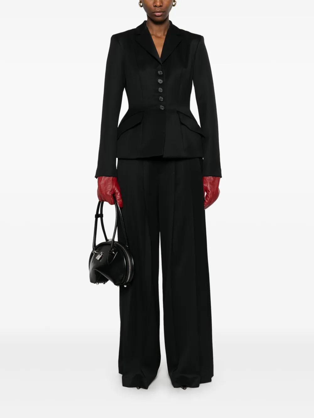 Giuseppe Di Morabito virgin wool tailored trousers - Zwart