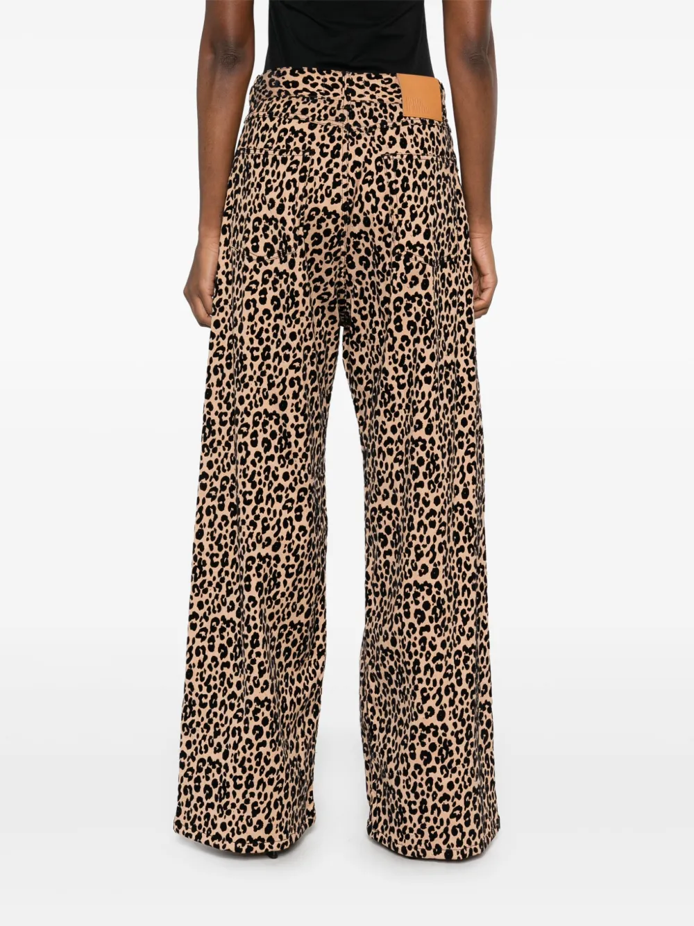 GIUSEPPE DI MORABITO LEOPARD-PRINT JEANS