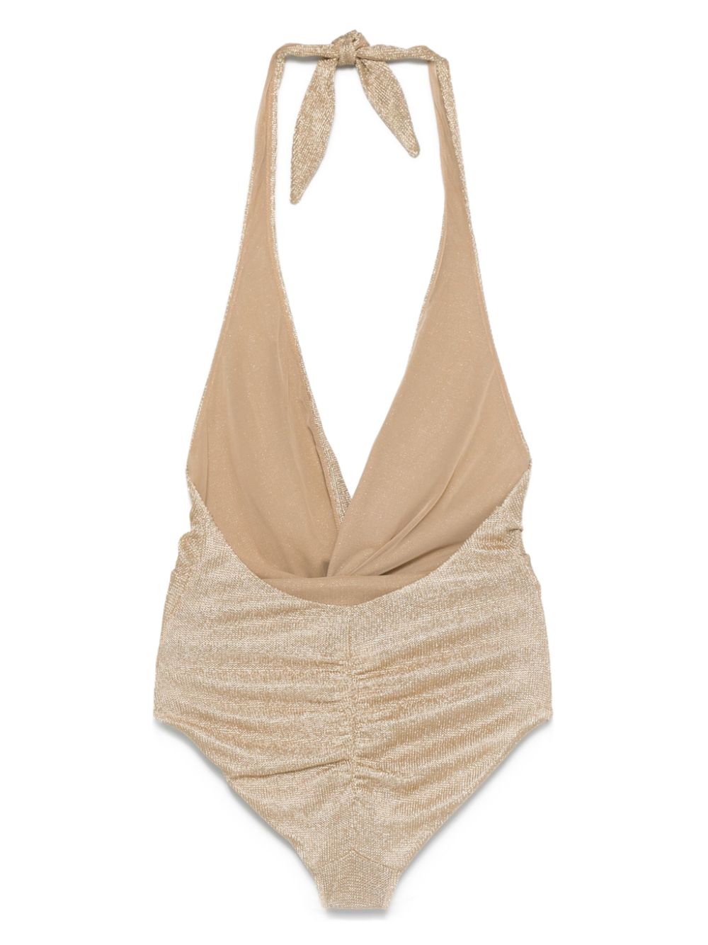 Giuseppe Di Morabito metallic-finish swimsuit - Goud