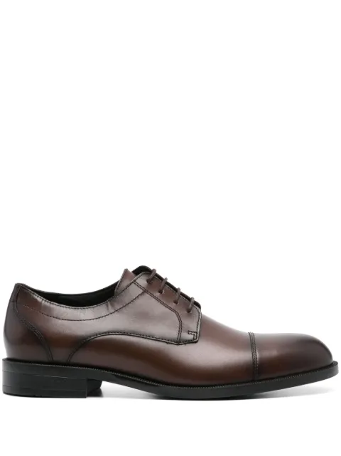 BOSS leather derby shoes