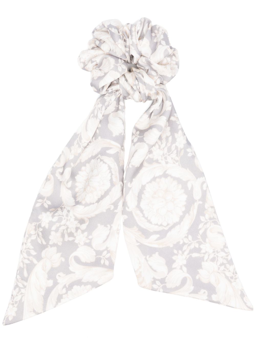 Versace Kids baroque-print scrunchie - Neutrals