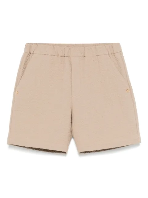 Versace Kids shorts de tejido seersucker